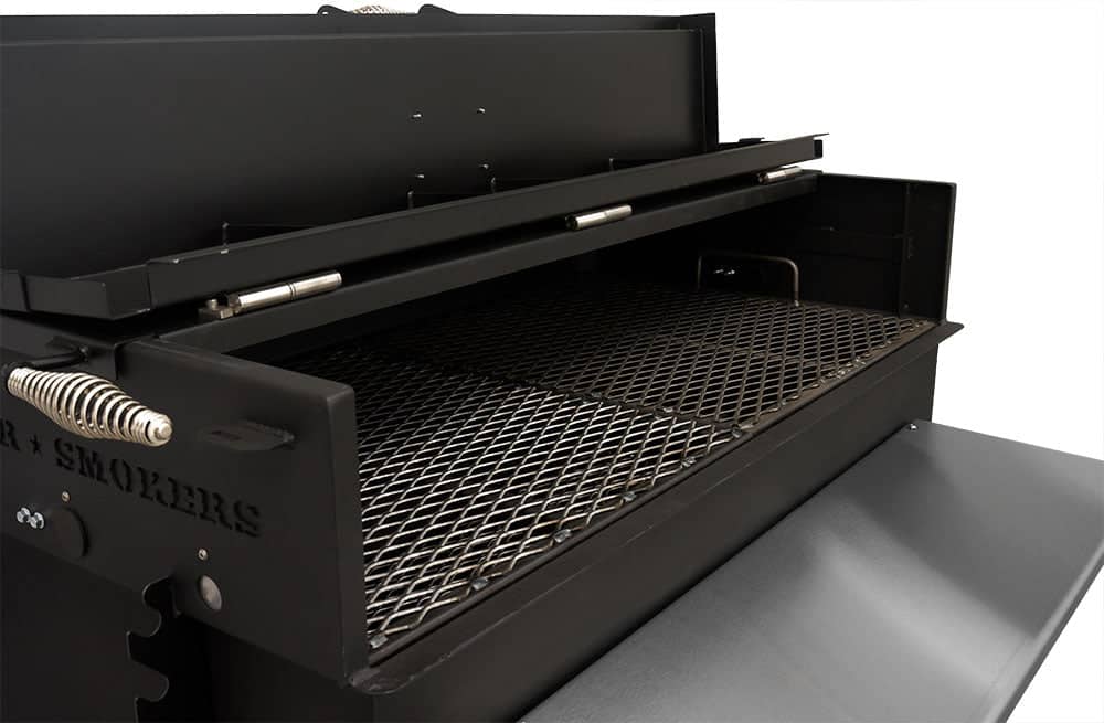 Yoder Smokers 24x36 Flat Top Adjustable Charcoal Grill on Competition Cart
