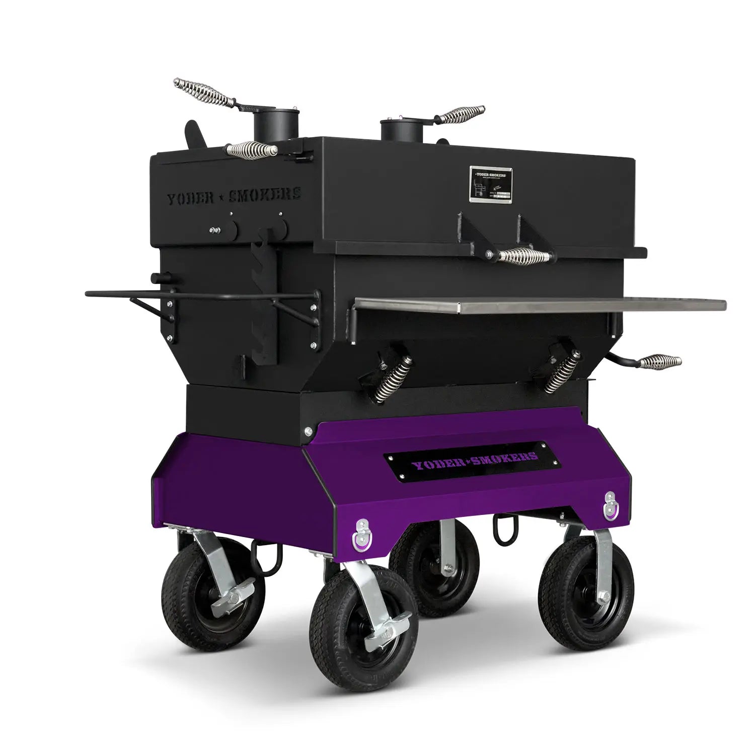 Yoder Smokers 24x36 Flat Top Adjustable Charcoal Grill on Competition Cart