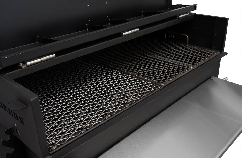 Yoder Smokers 24x48 Flat Top Adjustable Charcoal Grill on Competition Cart