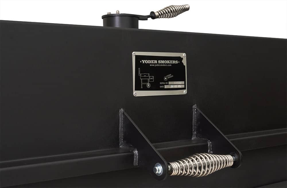 Yoder Smokers 24x48 Flat Top Adjustable Charcoal Grill on Competition Cart