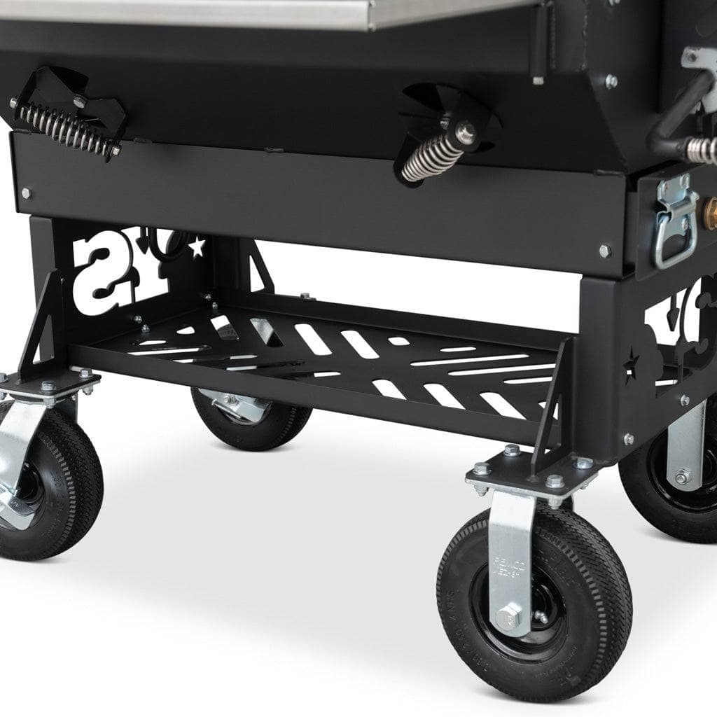 Yoder Smokers Flat Top Adjustable Charcoal Grill, Standard Cart