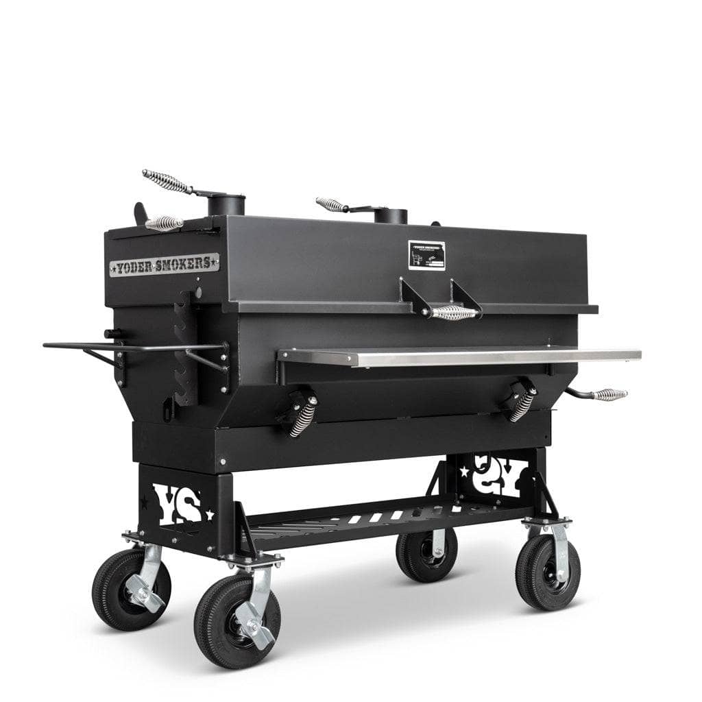 Yoder Smokers Flat Top Adjustable Charcoal Grill, Standard Cart