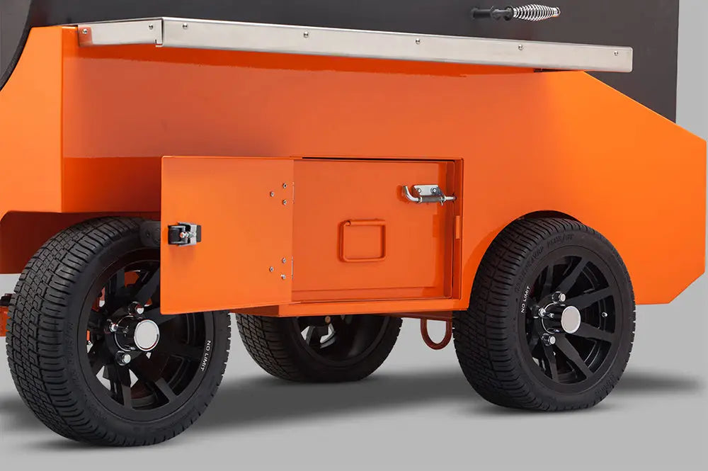 Yoder Smokers 26" Cimarron Offset Smoker on Competition Cart