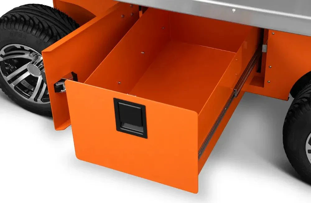 Yoder Smokers Cimarron S Pellet Smoker on a Competition Cart