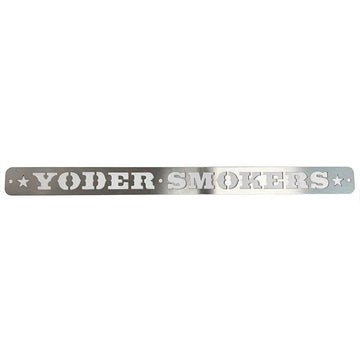 Yoder Smokers Stainless Steel Counterweight Sign, YS480