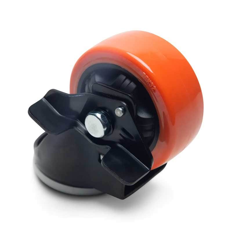 Yoder Smokers YS Series Pellet Grill Orange Caster Kit