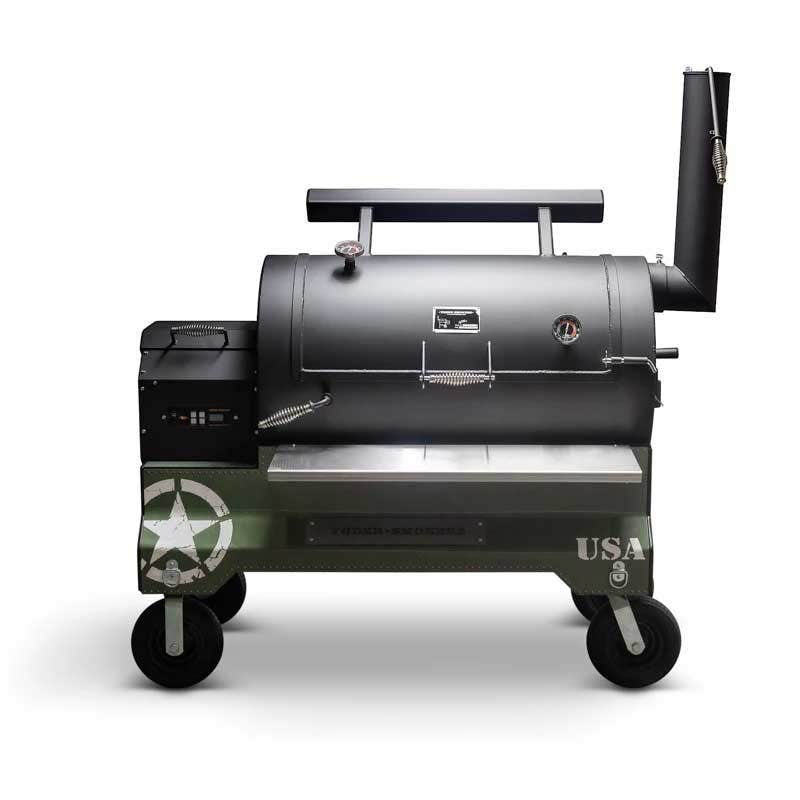 Yoder Smokers YS1500 Competition Cart Magnetic Wrap - Military Green