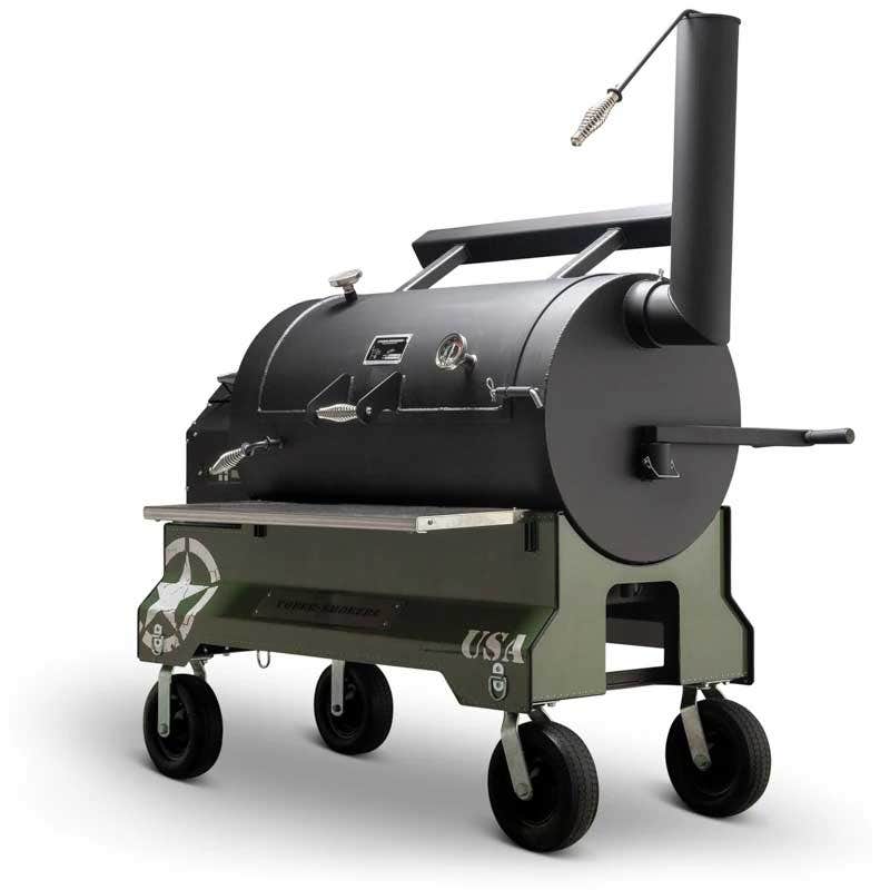Yoder Smokers YS1500 Competition Cart Magnetic Wrap - Military Green