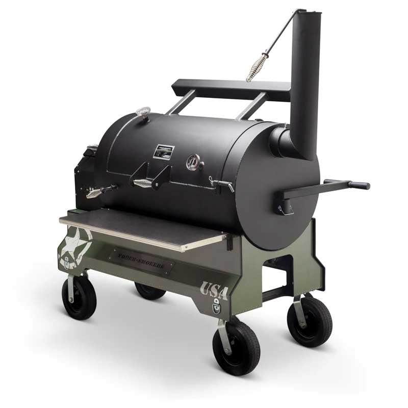 Yoder Smokers YS1500 Competition Cart Magnetic Wrap - Military Green
