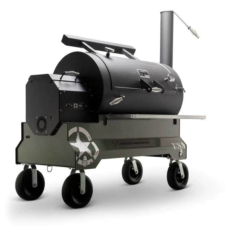 Yoder Smokers YS1500 Competition Cart Magnetic Wrap - Military Green