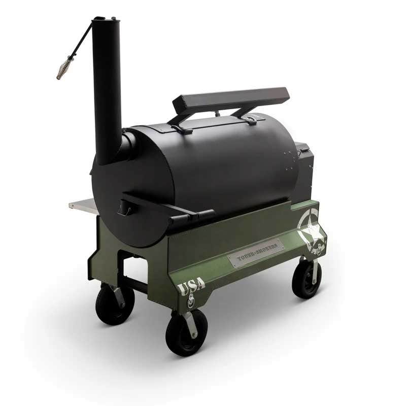 Yoder Smokers YS1500 Competition Cart Magnetic Wrap - Military Green