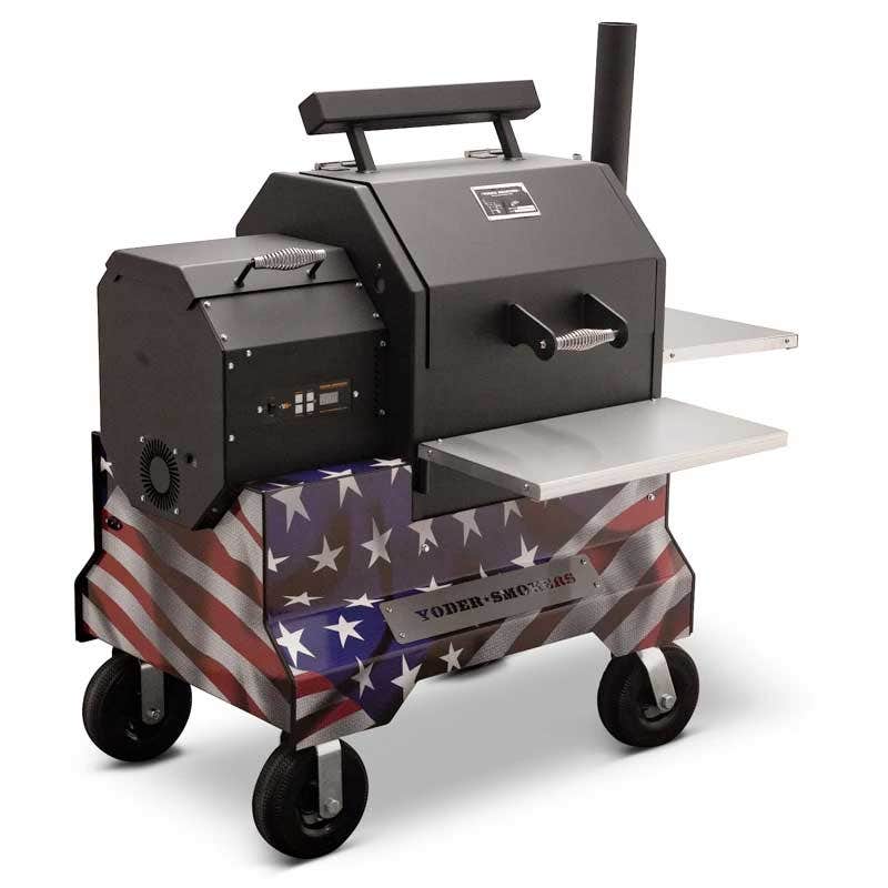 Yoder Smokers YS480 Competition Cart Magnetic Wrap - American Flag