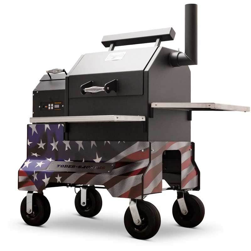 Yoder Smokers YS480 Competition Cart Magnetic Wrap - American Flag