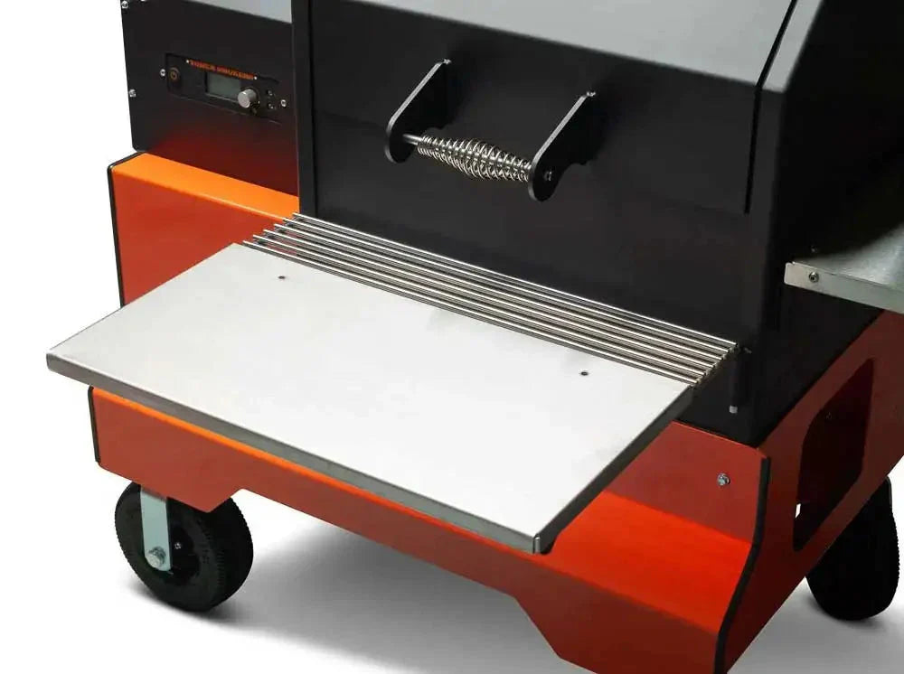 Yoder Smokers YS480s Pellet Grill on Competition Cart