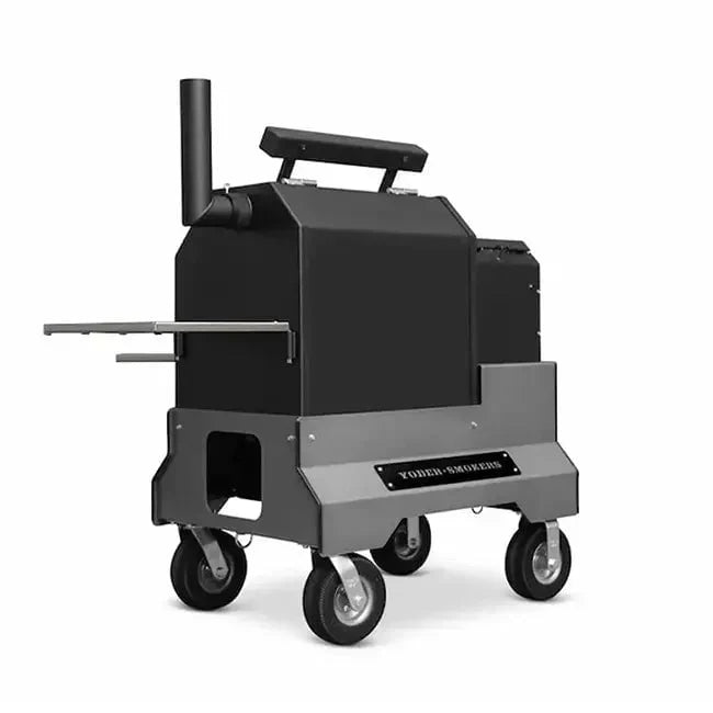 Yoder Smokers YS480s Pellet Grill on Competition Cart with Storage Drawer