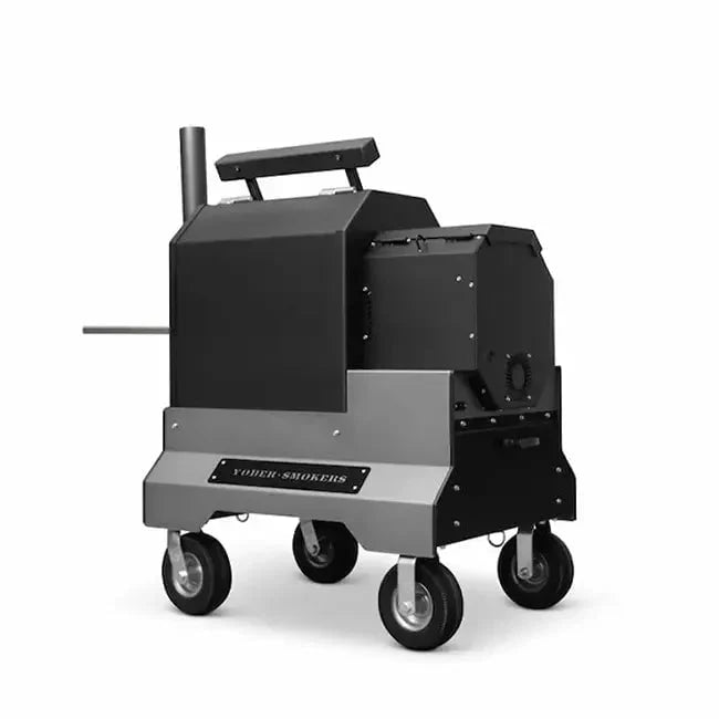Yoder Smokers YS480s Pellet Grill on Competition Cart with Storage Drawer
