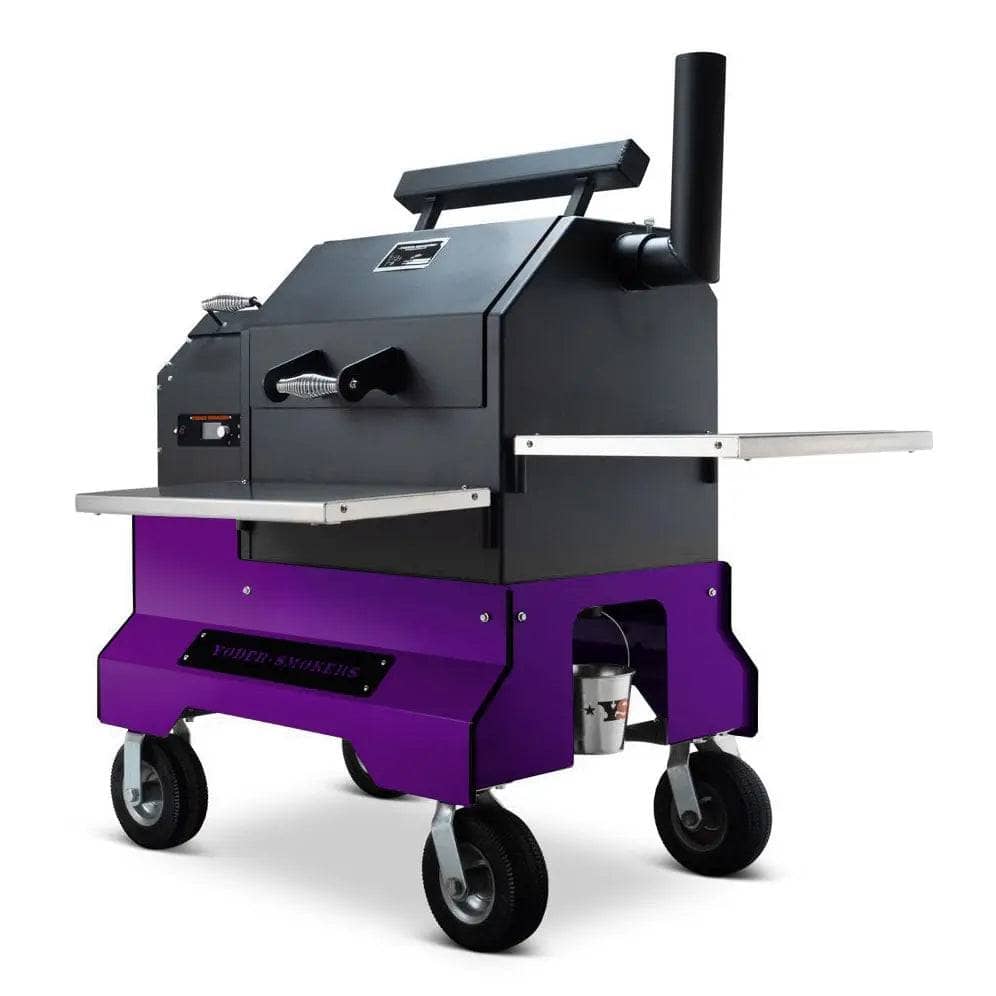 Yoder Smokers YS480s Pellet Grill on Competition Cart with Storage Drawer
