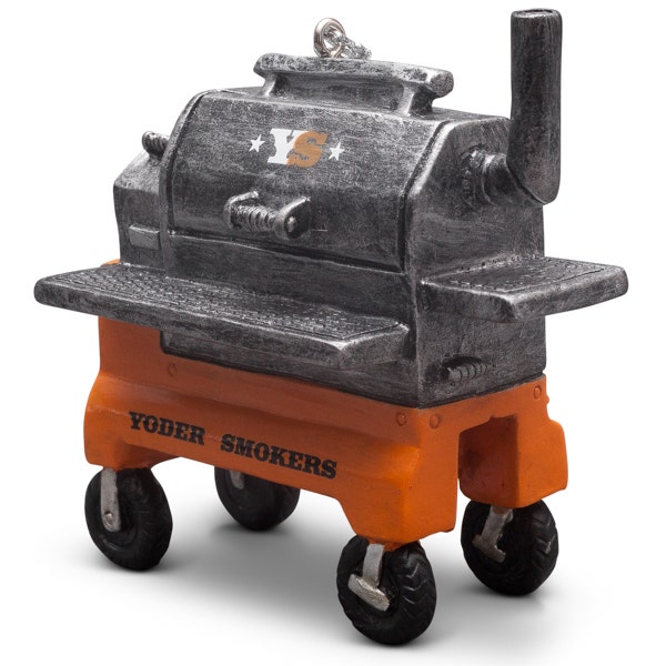 Yoder Smokers YS640 Competition Cart Christmas Ornament