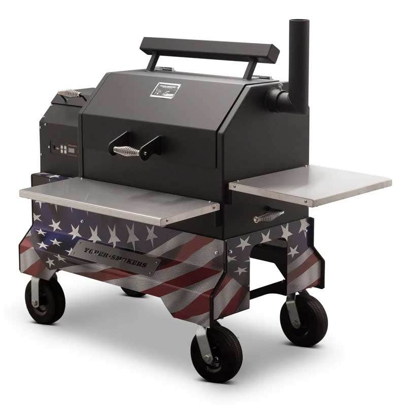Yoder Smokers YS640 Competition Cart Magnetic Wrap - American Flag