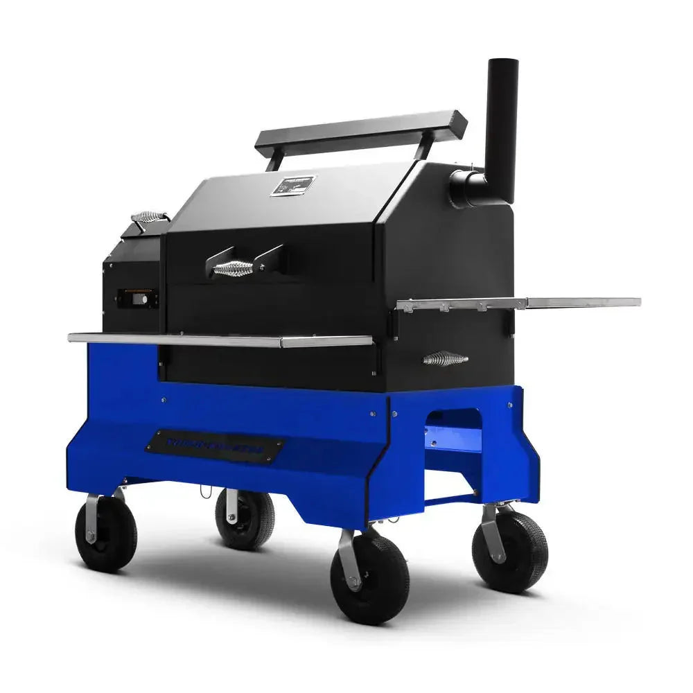 Yoder Smokers YS640s Pellet Grill on Competition Cart