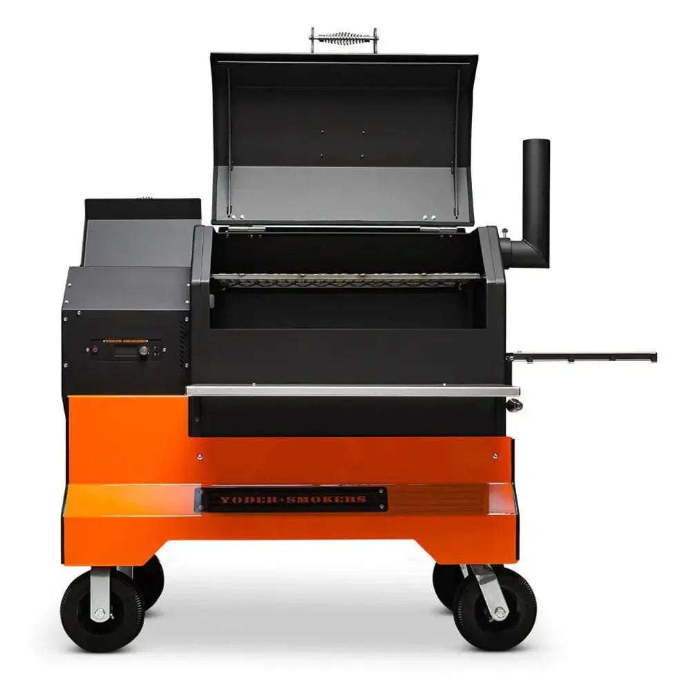 Yoder Smokers YS640s Pellet Grill on Competition Cart