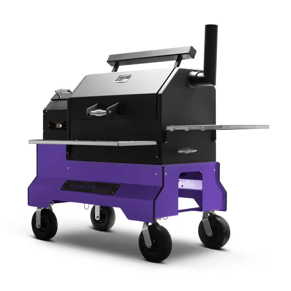 Yoder Smokers YS640s Pellet Grill on Competition Cart