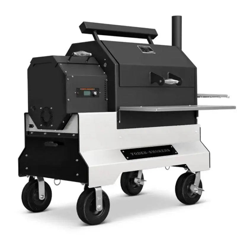 Yoder Smokers YS640s Pellet Grill on Competition Cart with Storage Drawer