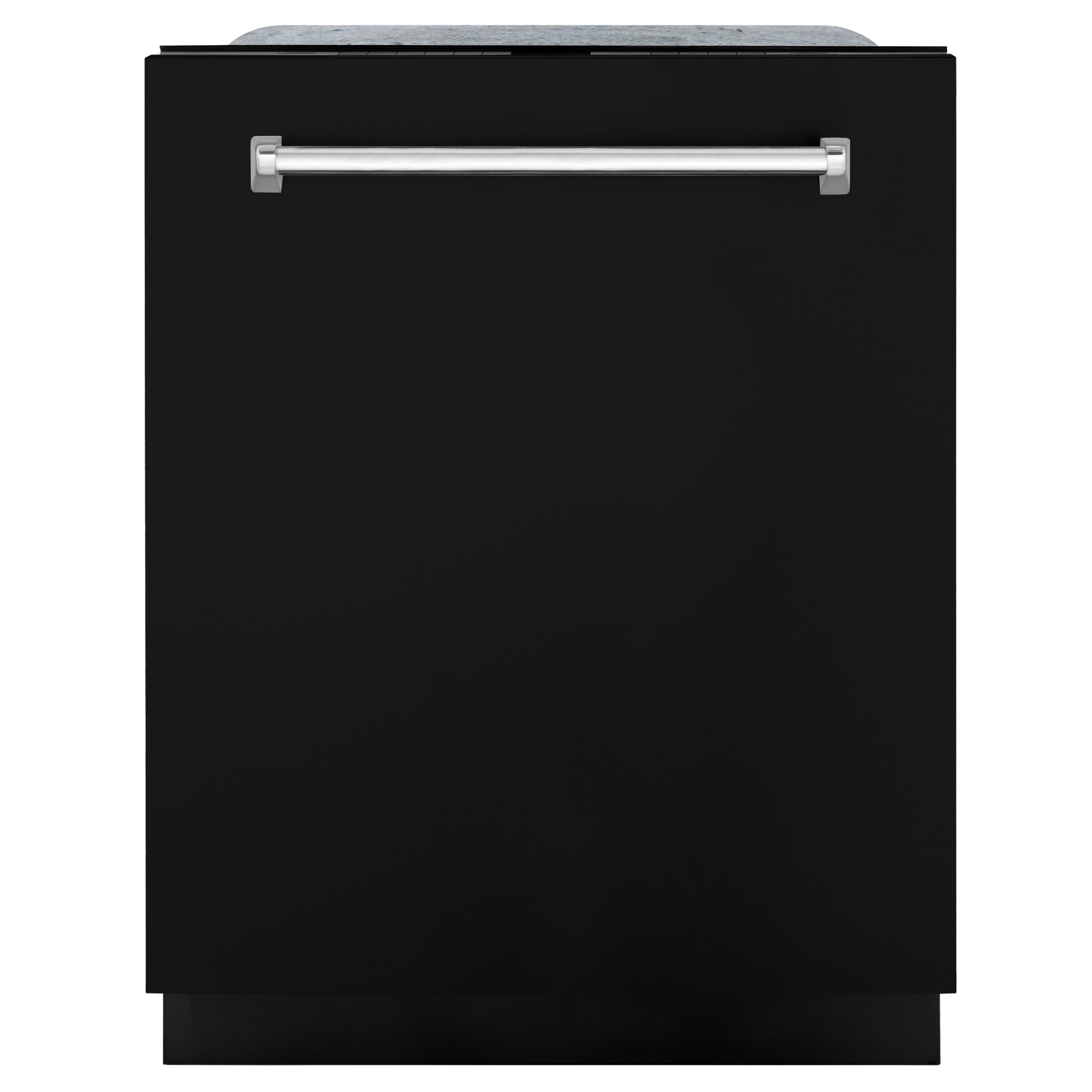 ZLINE Monument Series 24-Inch Top Control Dishwasher with 3rd Rack, Black Matte, 45 dBA, DWMT-BLM-24
