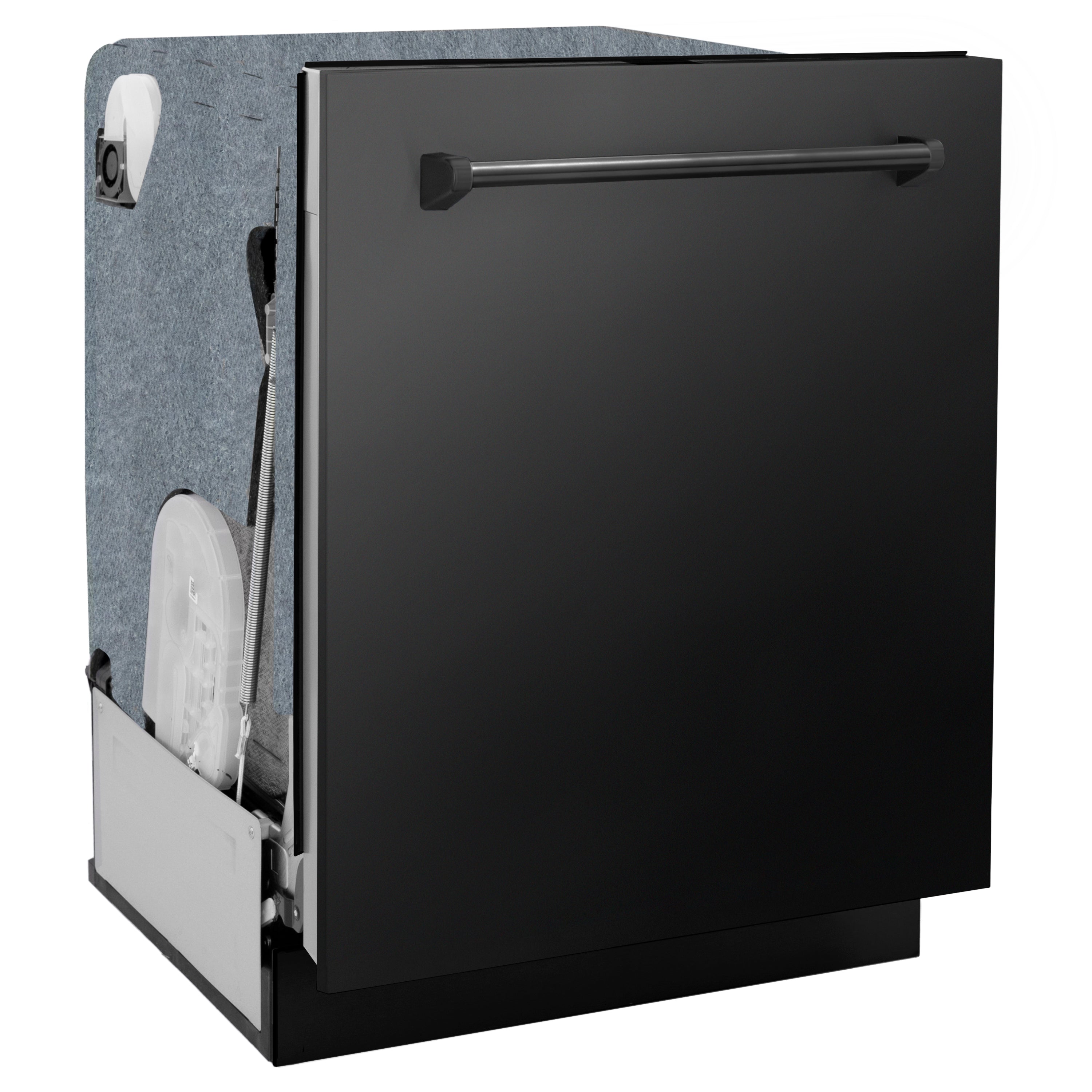 ZLINE Monument Series 24-Inch Dishwasher, Top Touch Controls, Black, DWMT-BS-24