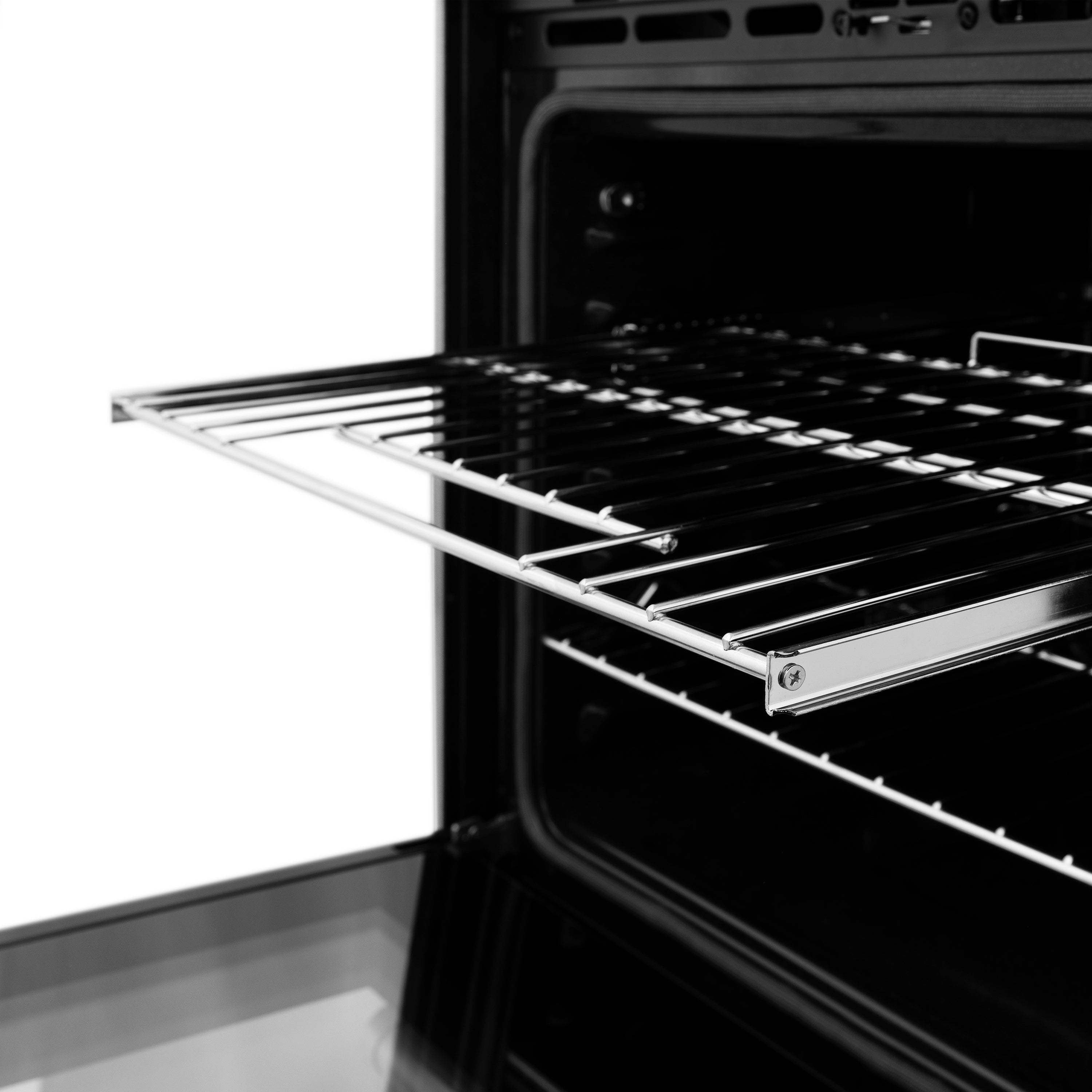 ZLINE 30" Autograph Professional True Convection Double Wall Oven with Air Fry and Self Clean in Satin Stainless Steel with White Matte Doors and Polished Gold Handles, WADSZ-WM-30-G