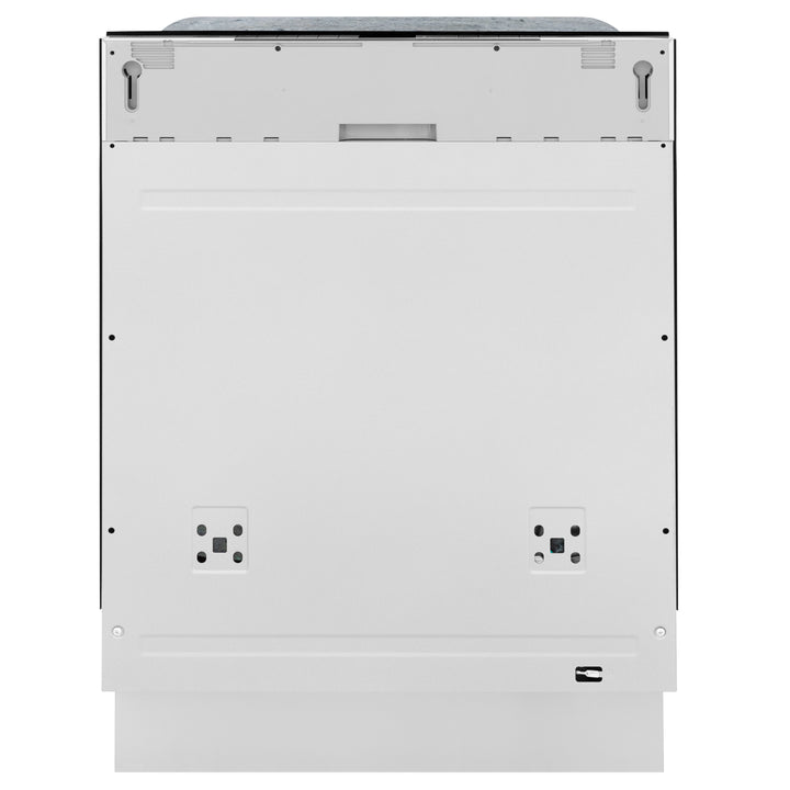 ZLINE Autograph Edition 24-Inch Monument Series Tall Tub Dishwasher, Custom Panel Ready, 3rd Rack, Top Touch Controls, Champagne Bronze Handle, 45 dBA, DWMTZ-24-CB