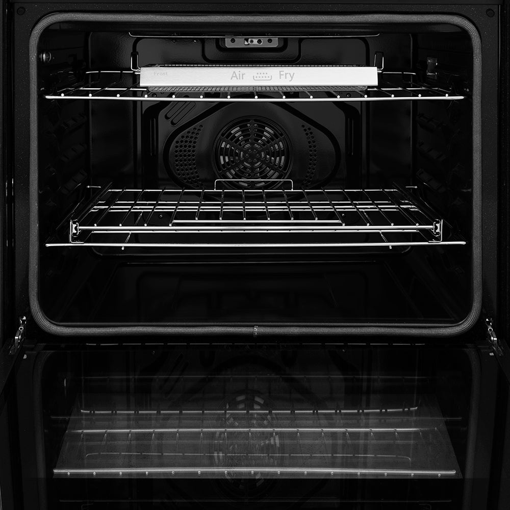 ZLINE Autograph 30" Professional True Convection Single Wall Oven with Air Fry and Self Clean in Satin Stainless Steel with Champagne Bronze Helix Handle, WASSZ-30-KCB