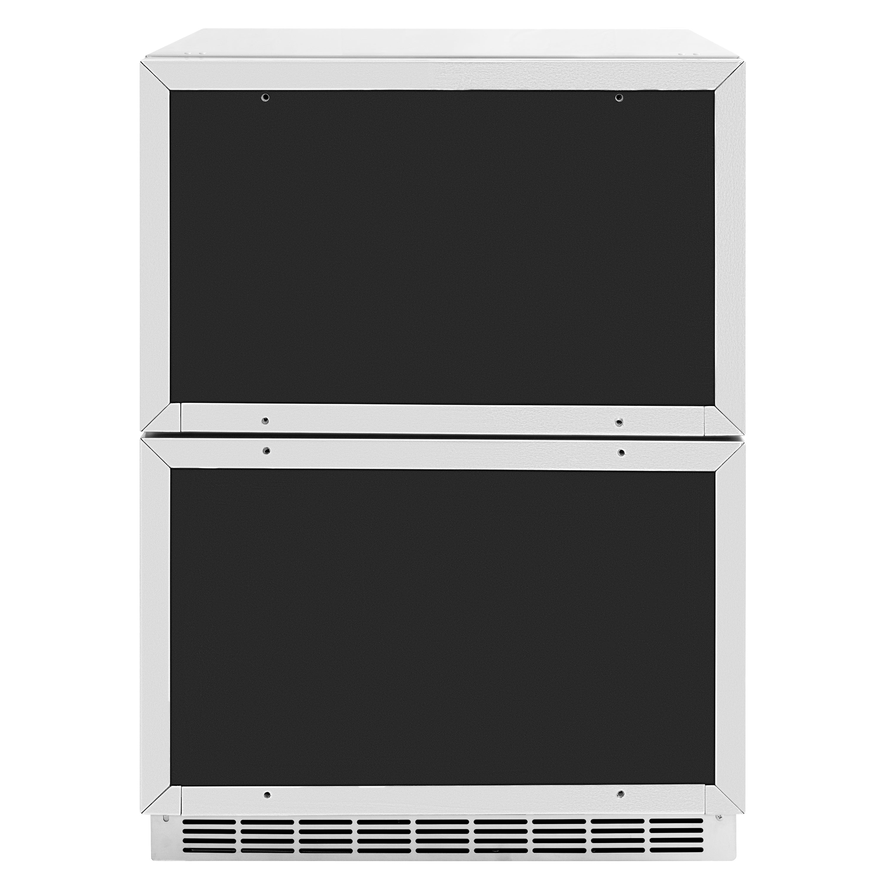 ZLINE 24 in. Refrigerator Drawer 4.6 cu. ft. Outdoor Rated Panel Ready Matte Black Handles (RDSPOZ-24-MB)