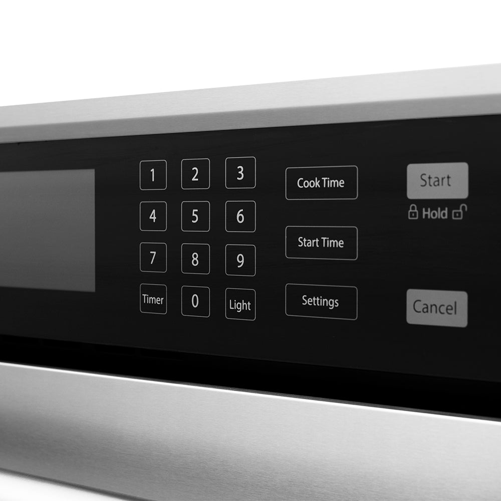 ZLINE Autograph 30" Professional True Convection Single Wall Oven with Air Fry and Self Clean in Stainless Steel with Polished Gold Helix Handle, WASZ-30-KG