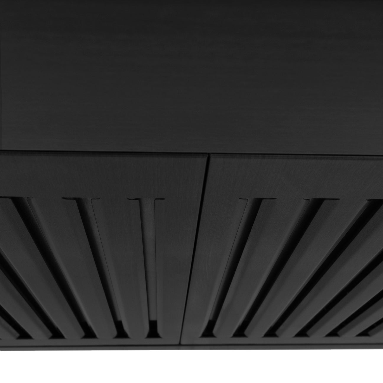 ZLINE 42 in. Wall Mount Range Hood Convertible Black Stainless Steel with Charcoal Filters (BSKBN-CF-42)