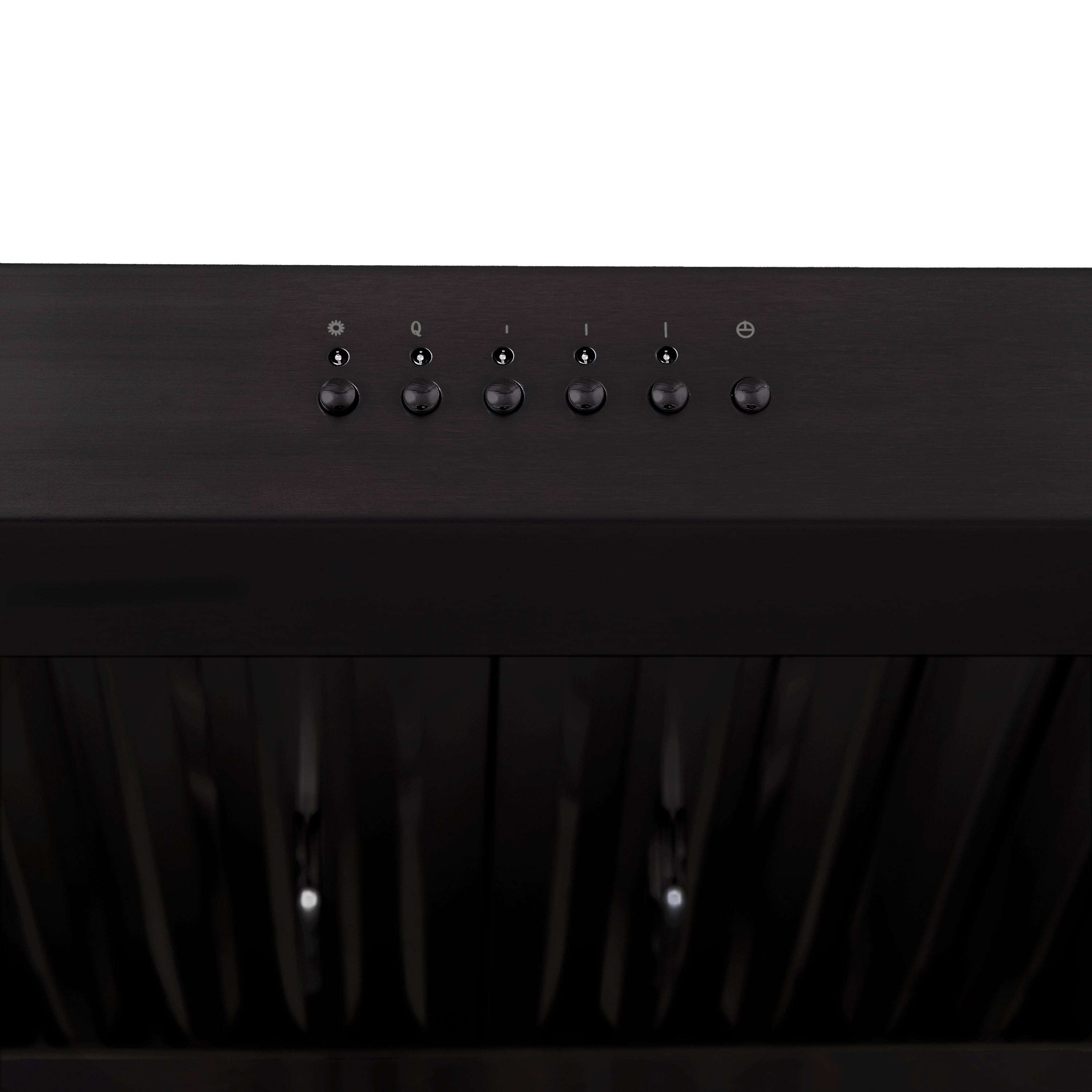 ZLINE 30 in. Under Cabinet Range Hood 600 CFM Ducted Black Stainless Steel (BS623-30)