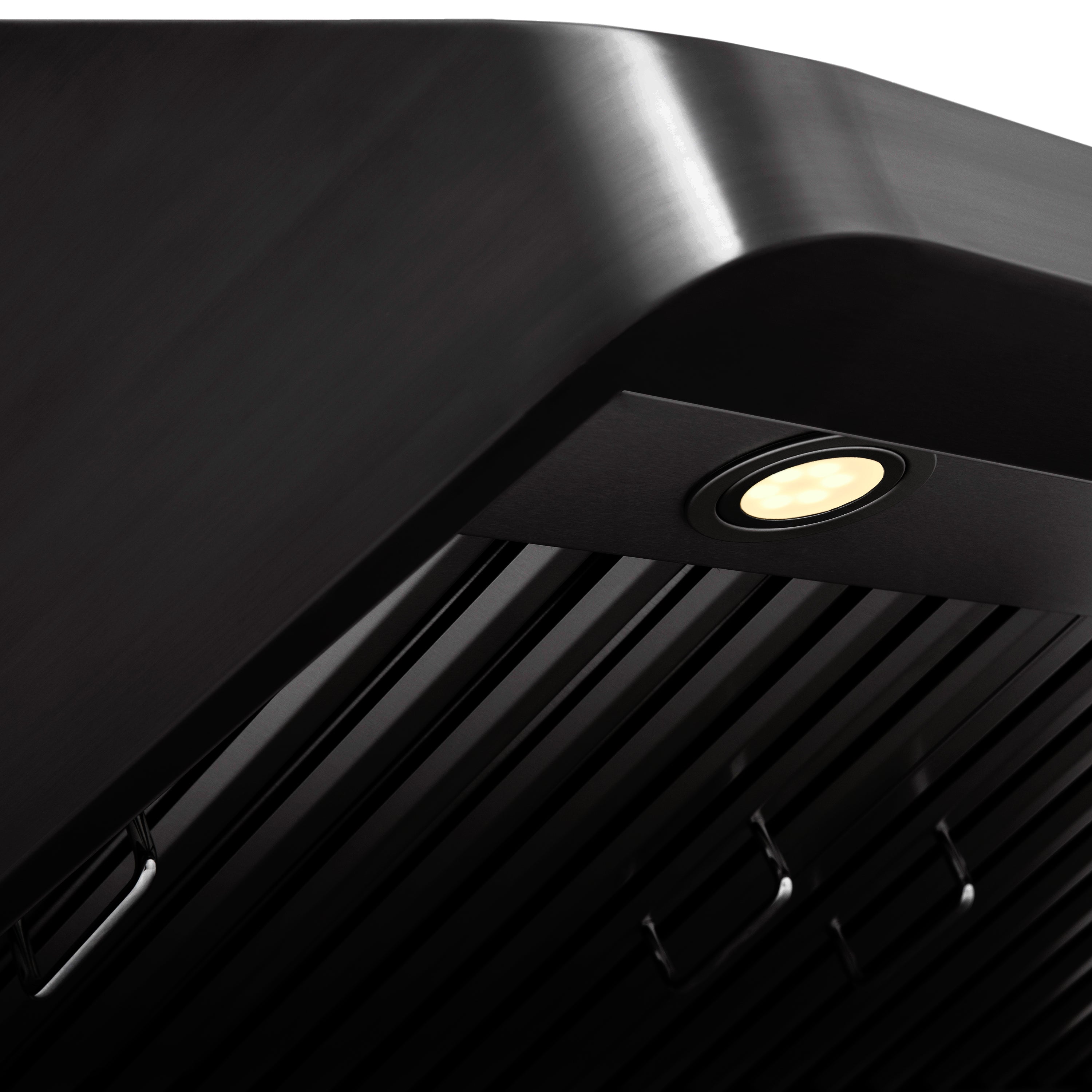 ZLINE 30 in. Under Cabinet Range Hood 600 CFM Ducted Black Stainless Steel (BS623-30)