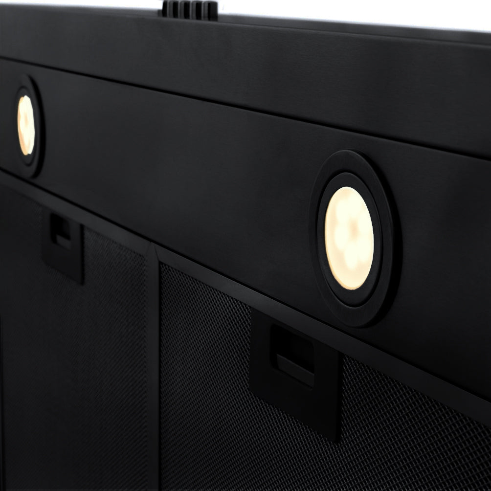 ZLINE 30 in. Under Cabinet Range Hood, 400 CFM, Black Stainless Steel (BS617-30)