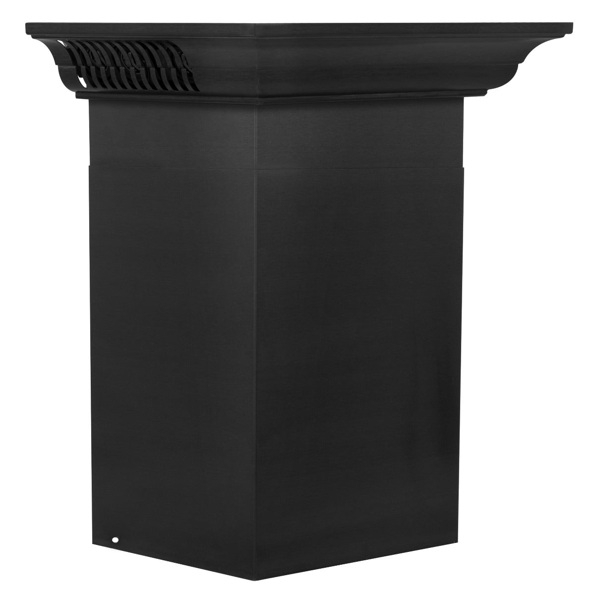 ZLINE 24 in. Wall Mount Range Hood Black Stainless Steel Bluetooth CrownSound® 400 CFM (BSKBNCRN-BT-24)