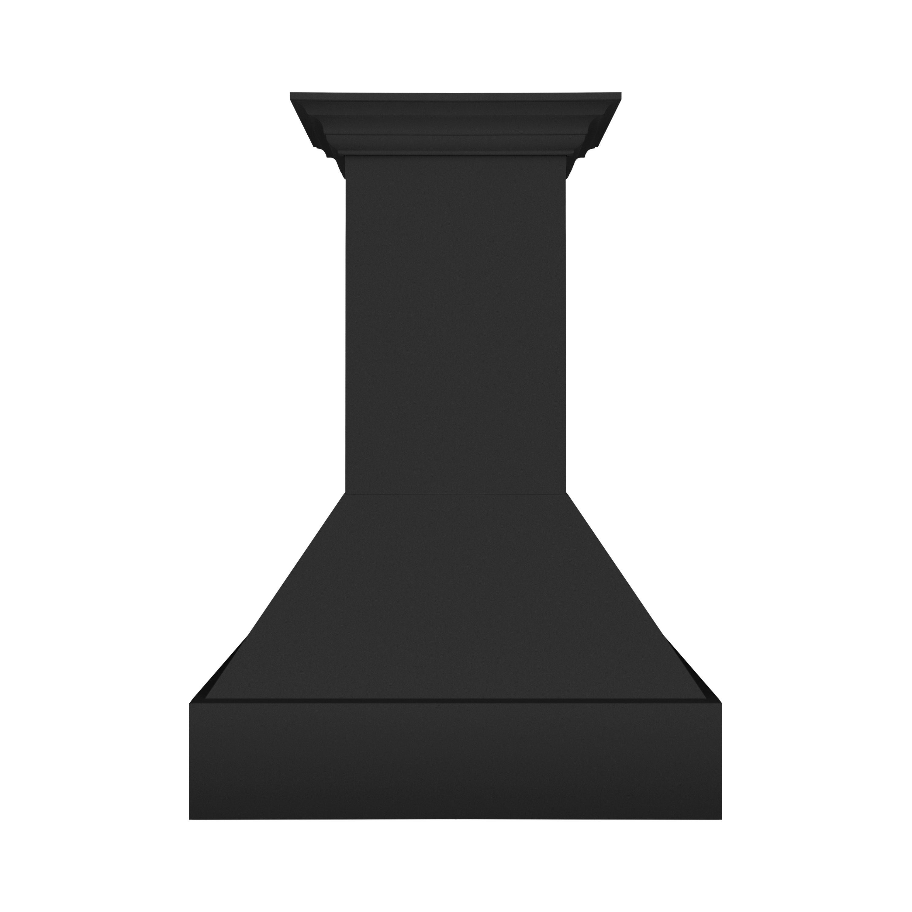 ZLINE 30 in. Wooden Wall Mount Range Hood, Rustic Black Finish, 400 CFM (355CC-30)