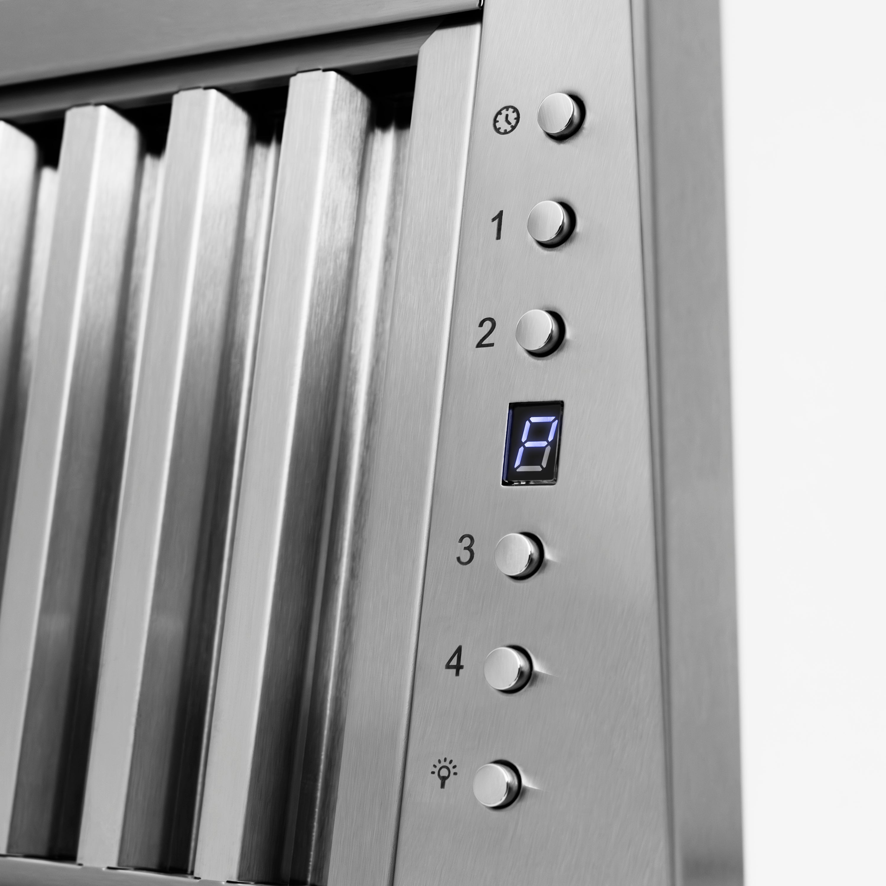 ZLINE 30 in. Wooden Wall Mount Range Hood 400 CFM Rustic Bright White Finish (355WW-30)