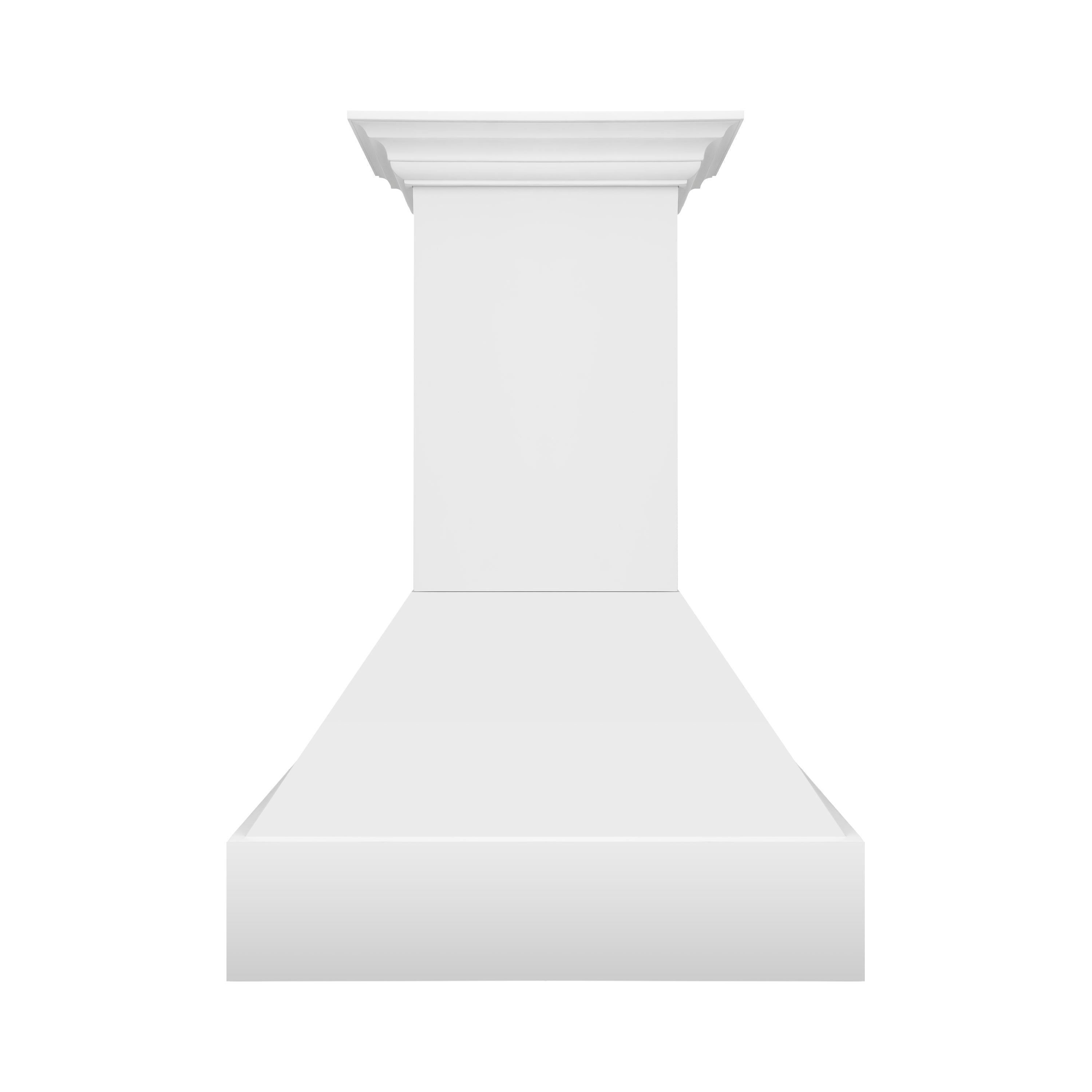 ZLINE 30 in. Wooden Wall Mount Range Hood 400 CFM Rustic Bright White Finish (355WW-30)