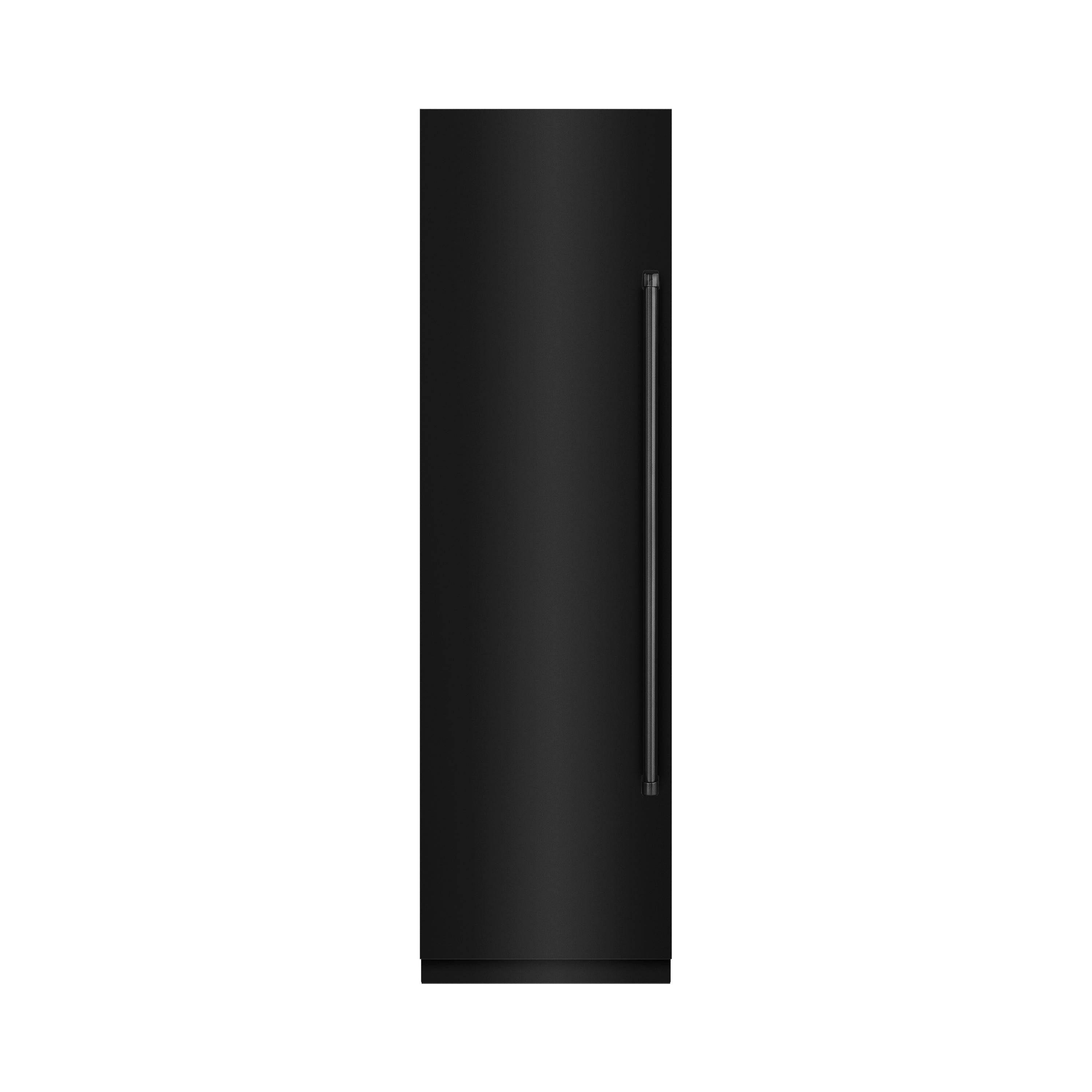 ZLINE 24" 12.4 cu. ft. Column Freezer in Black Stainless Steel with Graphite Gray Interior, RCFV-BS-24