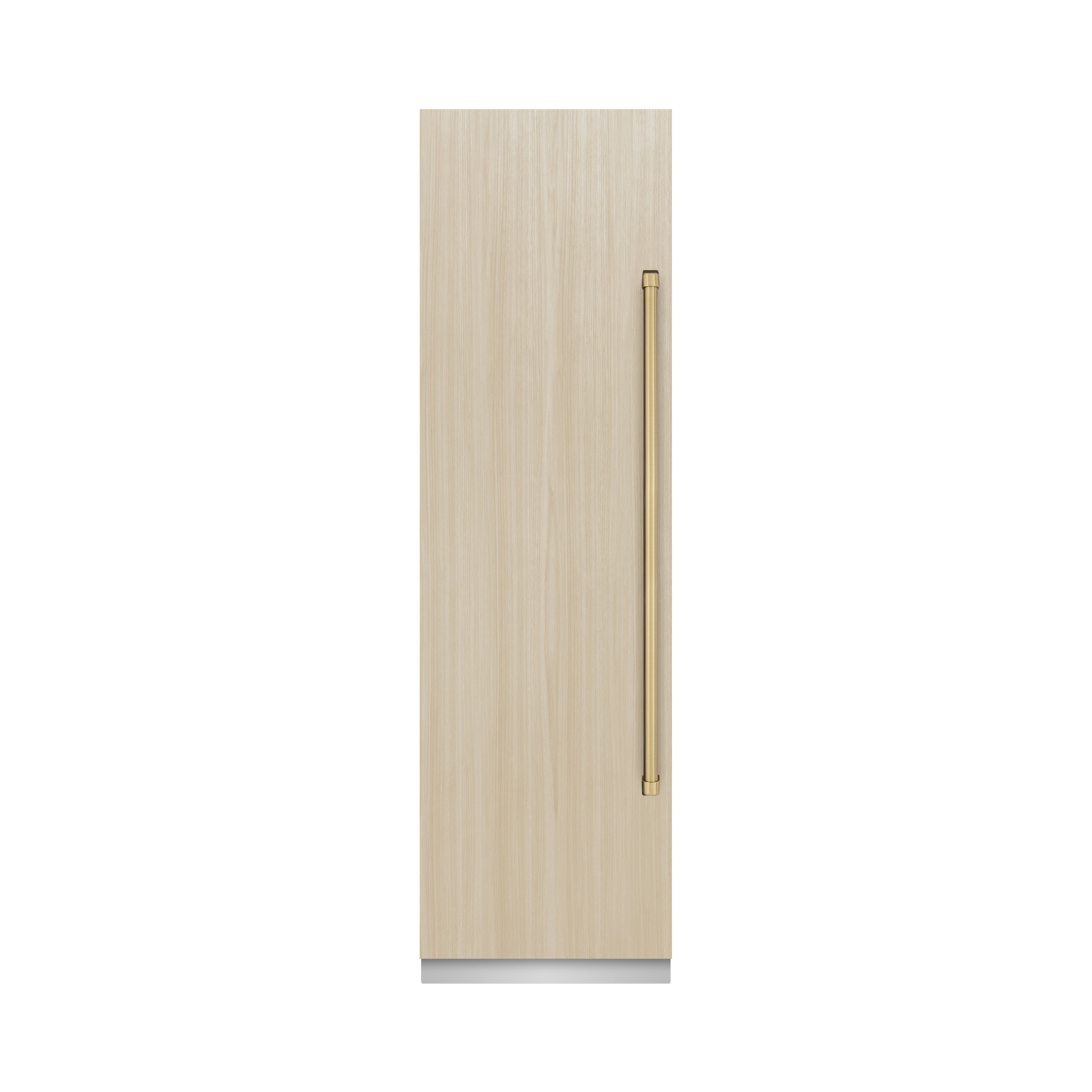 ZLINE Autograph 24" 12.4 cu. ft. Panel Ready Column Freezer with Graphite Gray Interior and Champagne Bronze Accents, RBCFVZ-24-CB