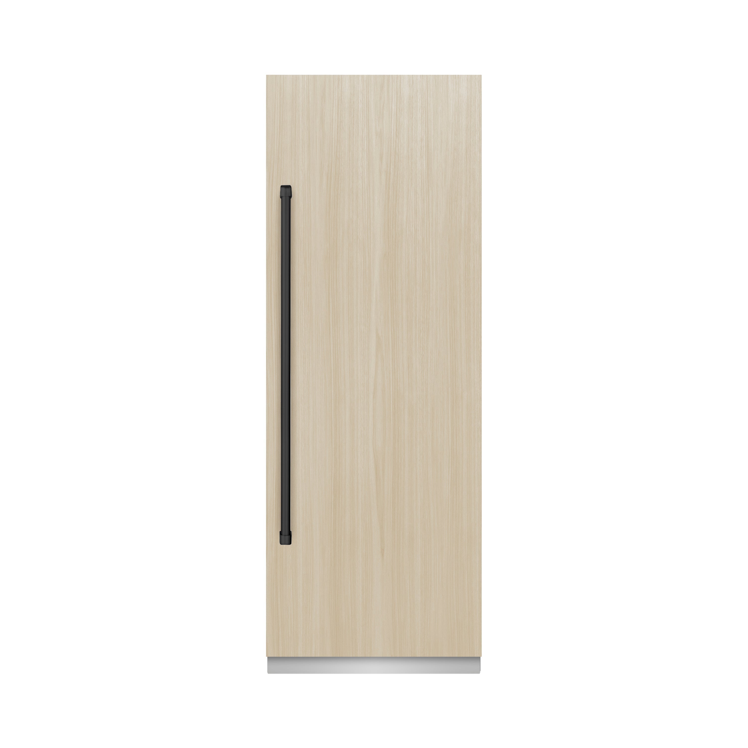 ZLINE 30 in. Panel Ready Column Refrigerator 16.7 Cu. Ft. Graphite Gray Interior Matte Black Accents (RBCRVZ-30-MB)