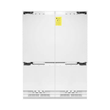 ZLINE 60 in. Built-In 4-Door French Door Refrigerator 32.2 cu. ft. Panel Ready Internal Water & Ice Dispenser (RBIV-60)