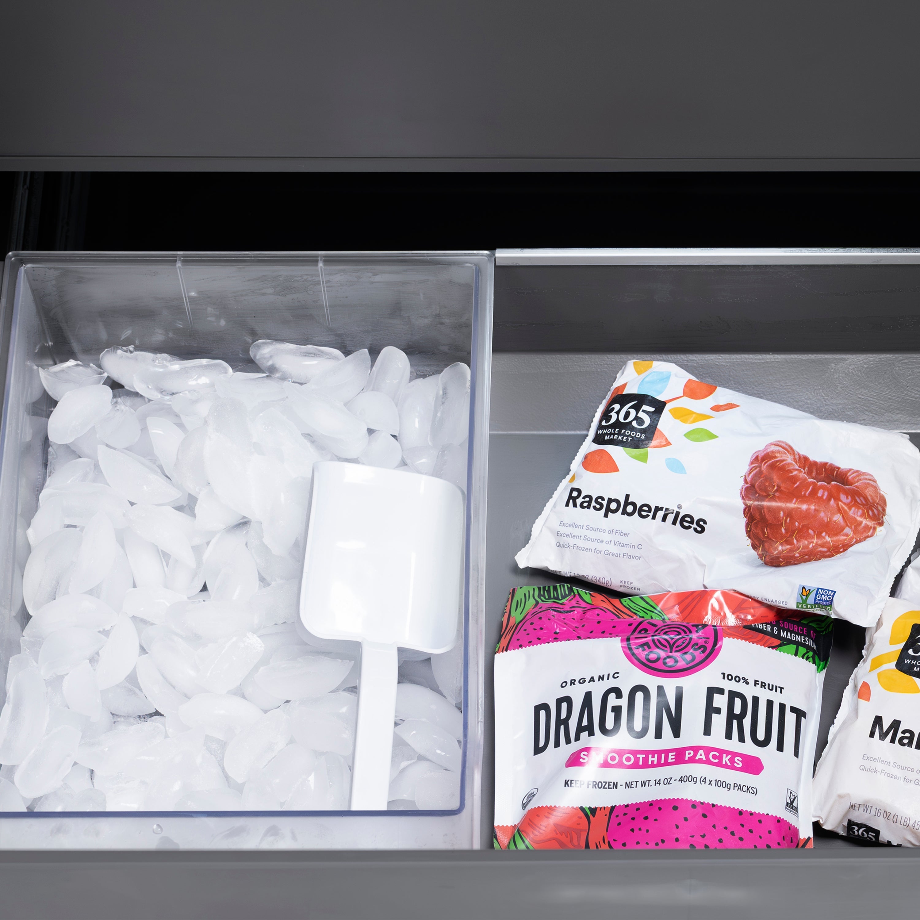ZLINE 36 in. Panel Ready Built-In French Door Bottom Freezer Refrigerator 19.6 Cu. Ft. with Water Dispenser, Ice Maker, Stainless Steel Interior and Polished Gold Accents (SRBIVZ-36-G)
