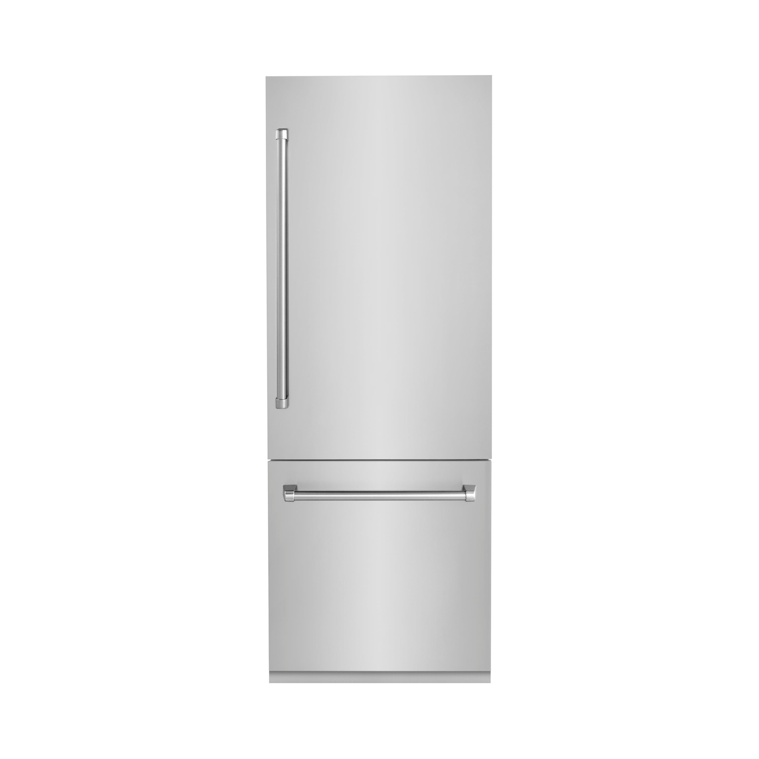 ZLINE 30 in. Built-In Bottom Freezer Refrigerator 16.1 cu. ft. 2-Door Internal Water & Ice Dispenser Stainless Steel (RBIV-304-30)