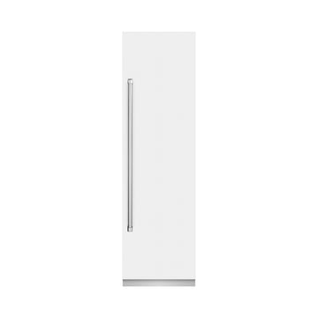 ZLINE 24 in. Column Refrigerator 12.5 cu. ft. White Matte with Graphite Gray Interior (RCRV-WM-24)