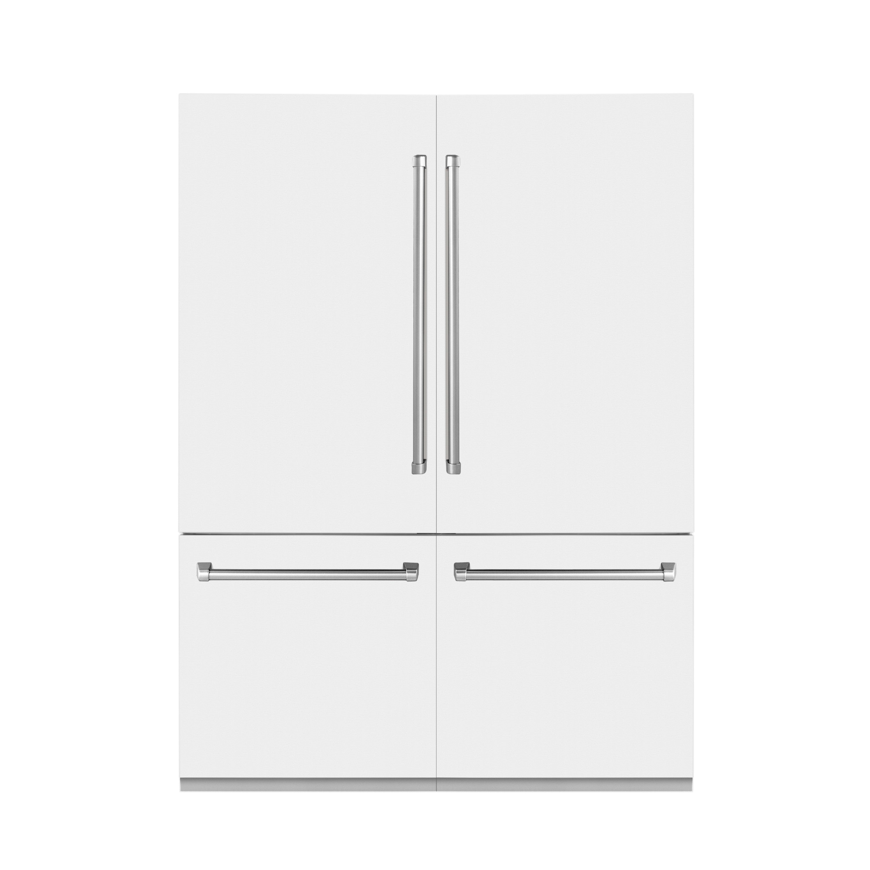 ZLINE 60 in. Built-In Refrigerator 32.2 cu. ft. Internal Water & Ice Dispenser White Matte (RBIV-WM-60)